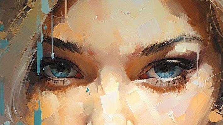 Online marathon: "EYES WITH A PALETTE KNIFE"