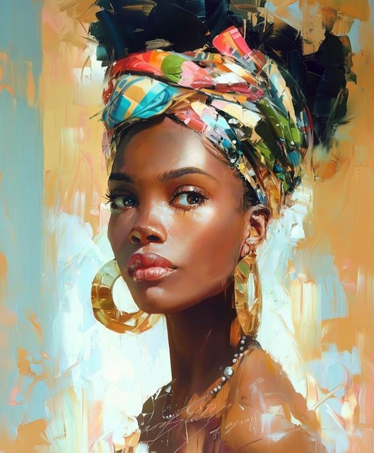 Portrait of an African Woman