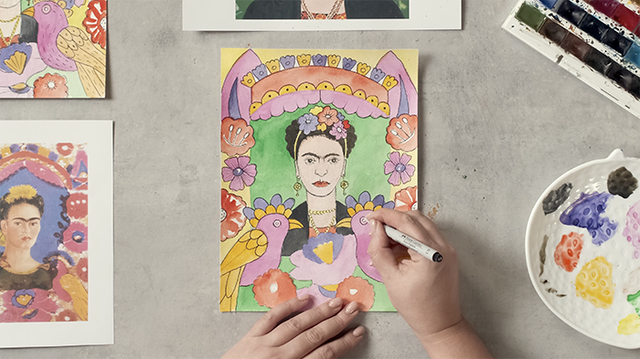 Portrait of Frida Kahlo