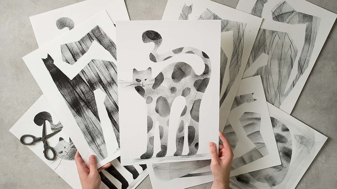 Stencil Cats