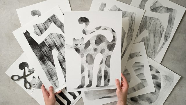 Stencil Cats